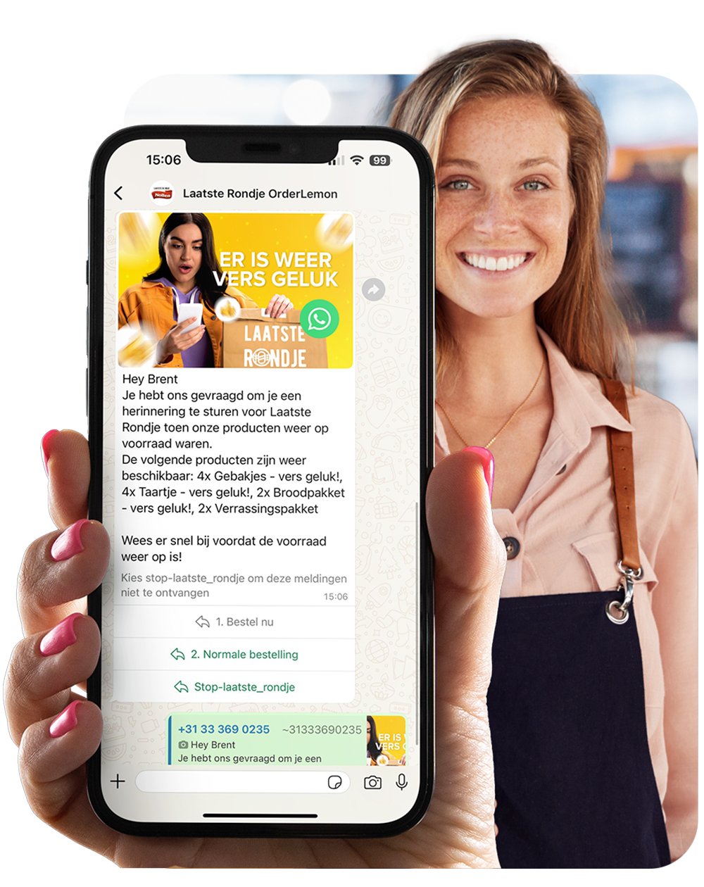 Sending marketing messages to customers with OrderLemon